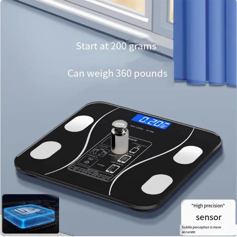 Weight Scale Brand Body Fat Scale Weight Loss Special Mobile Phone Smart Precision Weight Bluetooth Professional Electronic Scal
