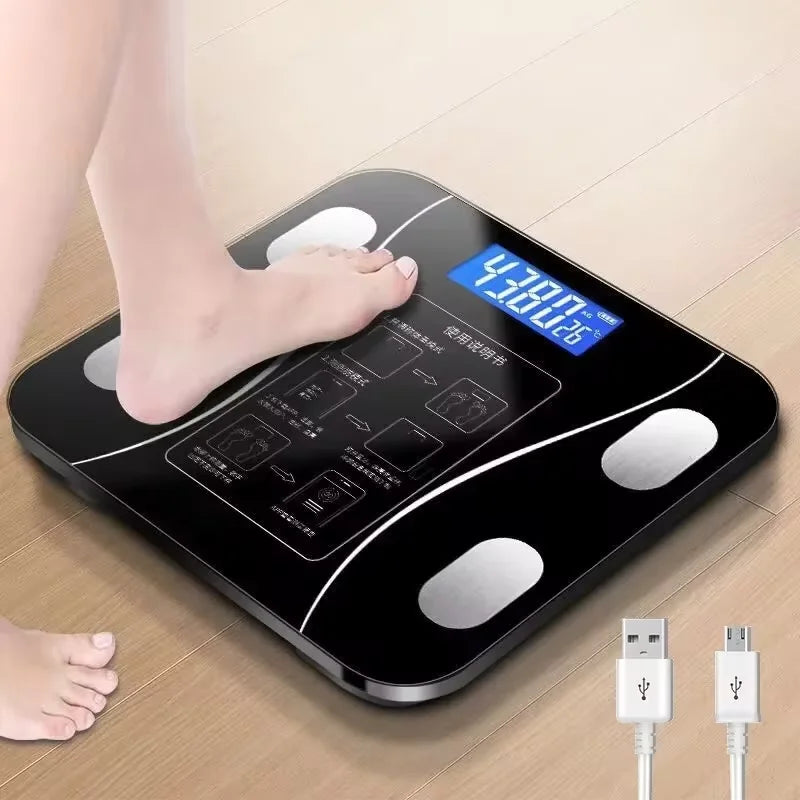 Weight Scale Brand Body Fat Scale Weight Loss Special Mobile Phone Smart Precision Weight Bluetooth Professional Electronic Scal