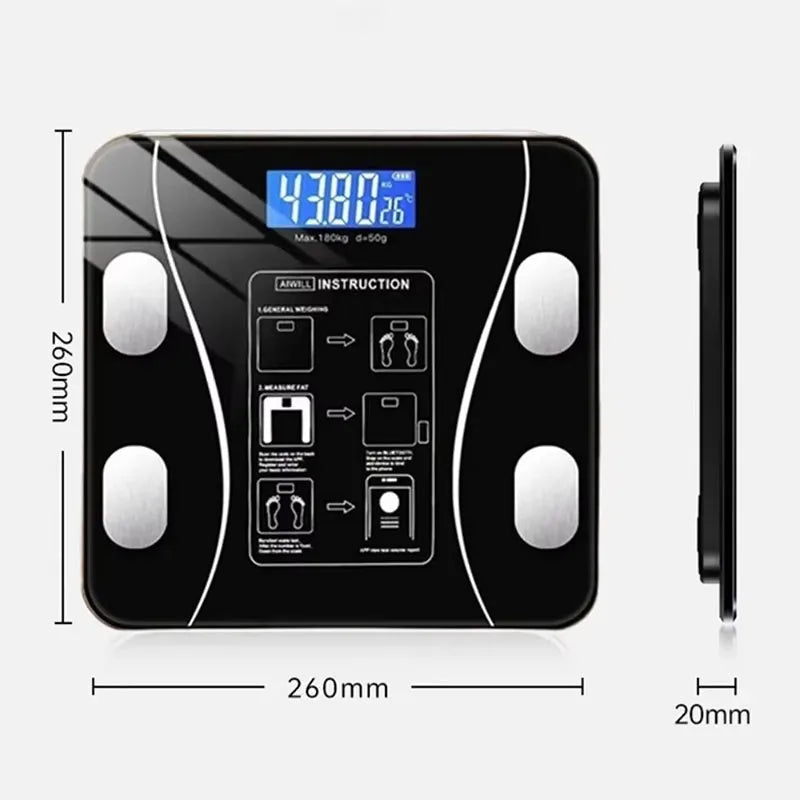 Weight Scale Brand Body Fat Scale Weight Loss Special Mobile Phone Smart Precision Weight Bluetooth Professional Electronic Scal